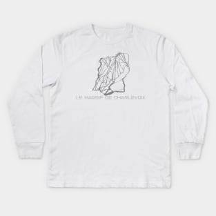 Le Massif de Charlevoix Resort 3D Kids Long Sleeve T-Shirt